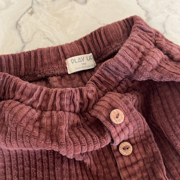 Play Up Corduroy Brown Pants - Size 18M - Picture 2 of 5